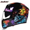 JIEKAI Electric Car Helmet Men's And Women's Full Helmet Double Lens Anti Fog Motorcycle Personality Cool Safety Helmet