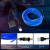 Автомобильная светодиодная лента Универсальная Цветная USB-интерфейс Сценическая Фонтанная Декоративная Атмосферная Лампа