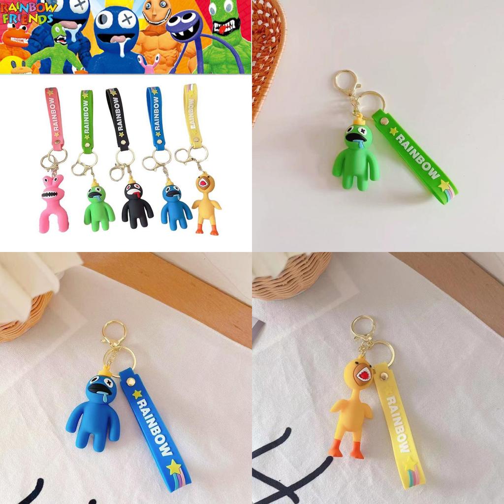 Силиконовый брелок Roblox Rainbow Friends – Подвеска на сумку Детский рождественский подарок