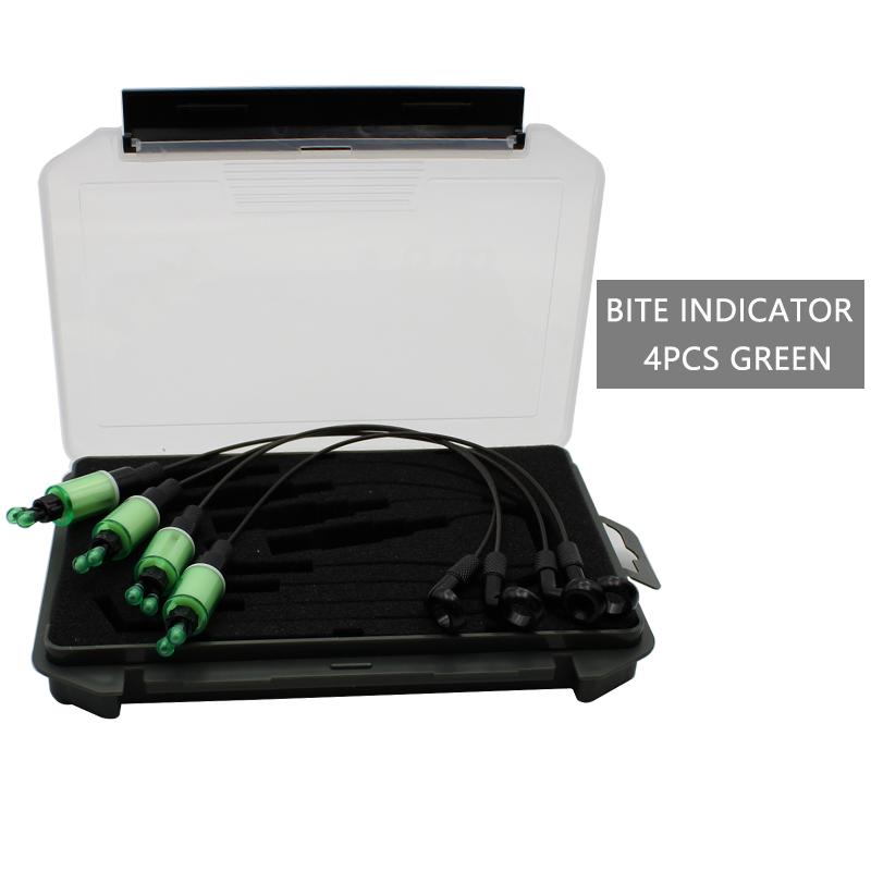 4 шт., набор для ловли карпа, зажим для лески, индикатор сигнала тревоги, свингер, всплывающие бойлы для терминала для ловли карпа, фидер, снасти, аксессуары, оборудование