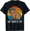 Dont Worry Be Capy Capybara Retro Men Boys Kids Youth Women T-Shirt