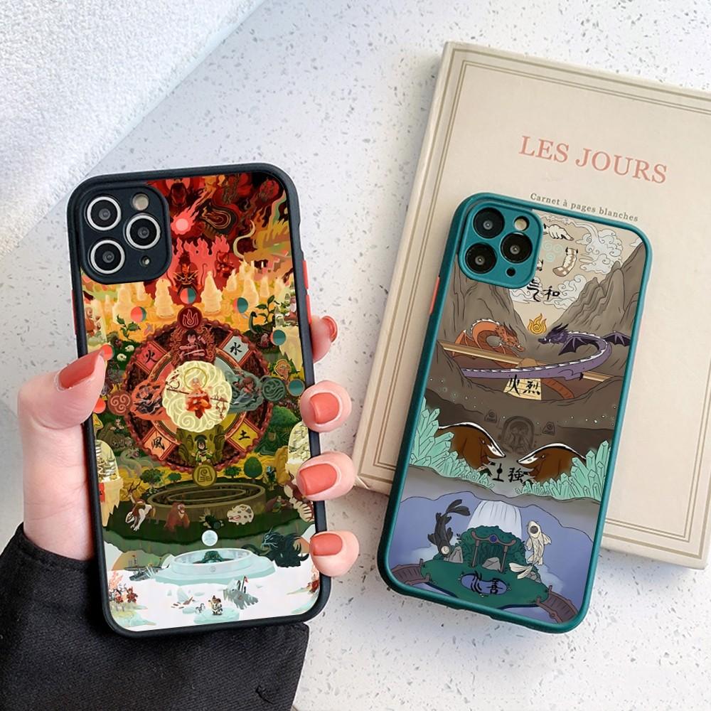 A-AvatarS Аватар: Легенда об Аанге Аниме Чехол для телефона Для IPhone 14 X XR XS 7 8 Plus 11 12 13 Pro MAX 13mini Матовый противоударный чехол
