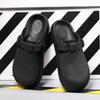 Bebealy Классические мужские клоги Мужская садовая обувь Повседневные нескользящие пляжные шлепанцы Мужские плоские сандалии из ЭВА Водонепроницаемая мужская обувь для отпуска 2025