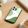Чехол для телефона с четырехлистником для iPhone 16, 15, 14, 13, 12, 17, Pro Max, Plus, Силиконовый, Черный