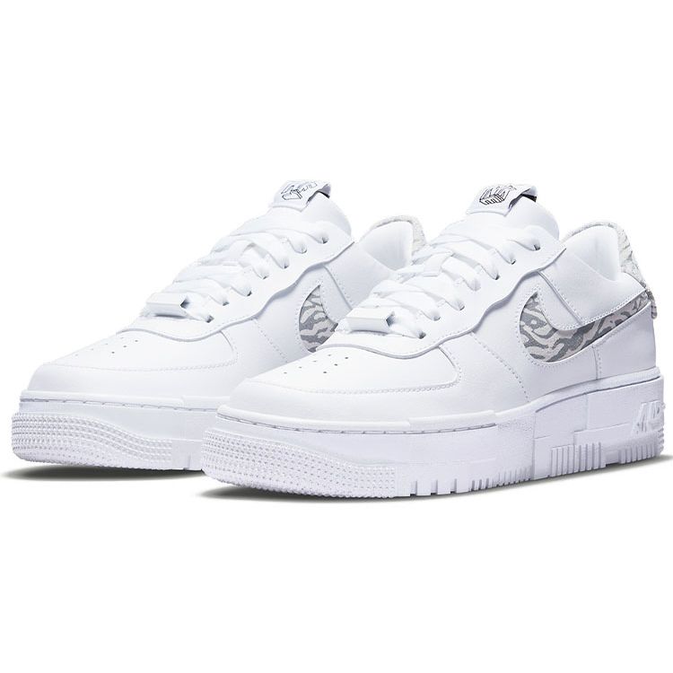 Nike Женские кроссовки Air Force 1 Pixel SE Zebra White Particle-Grey Summit-White DH9632-100