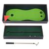 Desktop Small Golf Game Practice Set Ballpoint Pen Putters Golf Ball Putting Mat Flag