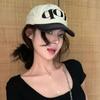 Новые крутые бейсболки с вышитыми большими буквами для женщин, весна-лето, повседневная универсальная корейская версия популярных мужских шляп