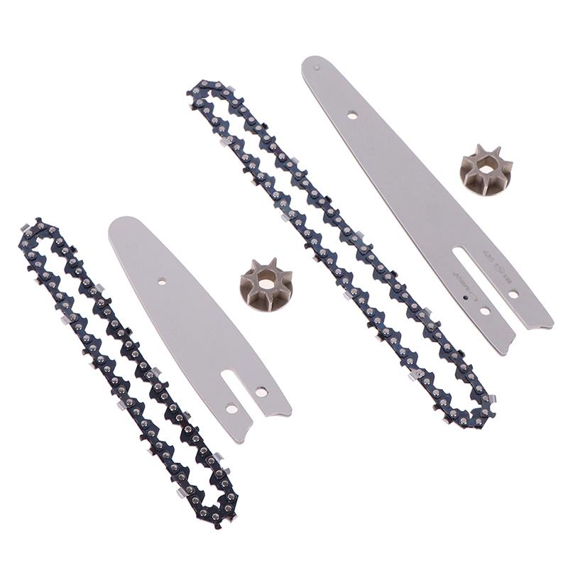 4/6In Chain Saw For Mini Electric Chainsaw Woodworking Cutter Tool One-Hand
