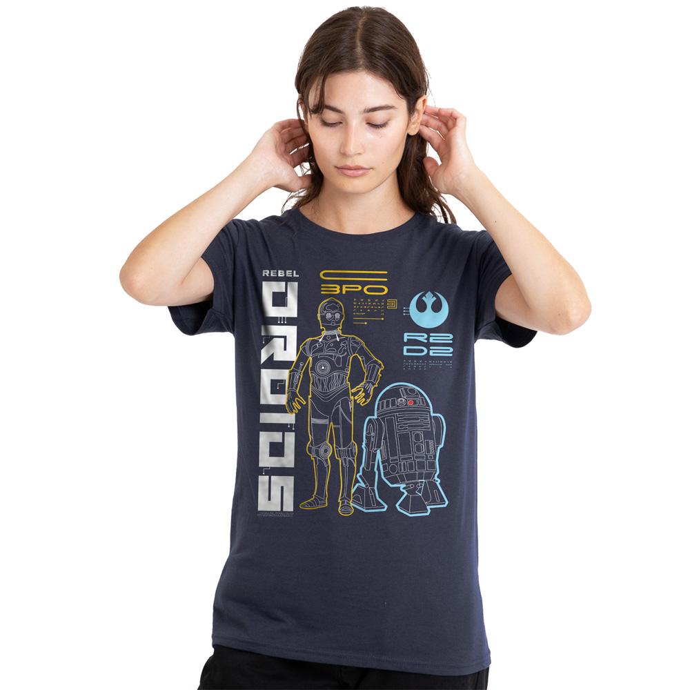 Star Wars Rebels Womens/Ladies Droids T-Shirt