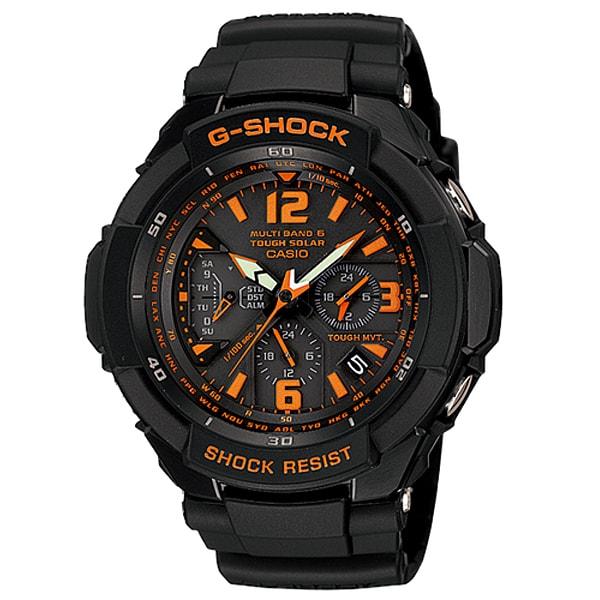 Casio Men's G-SHOCK GW-3000B-1AJF [SKY COCKPIT TOUGH MOVEMENT MULTIBAND6] Round Watch Black