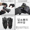 HAKUBA Everyday Photo Gloves 3D Cut Touchscreen Cold Weather Finger 4977187327083 [Large, Black] Foam, Compatible, Protection, Water-Repellent,