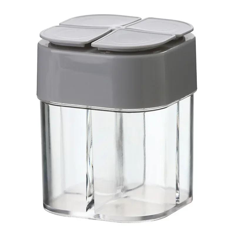 Travel Camping Spice Kit Seasoning Spice Shaker 1PC 4 In 1 Plastic Dispenser Camping Spice Containers