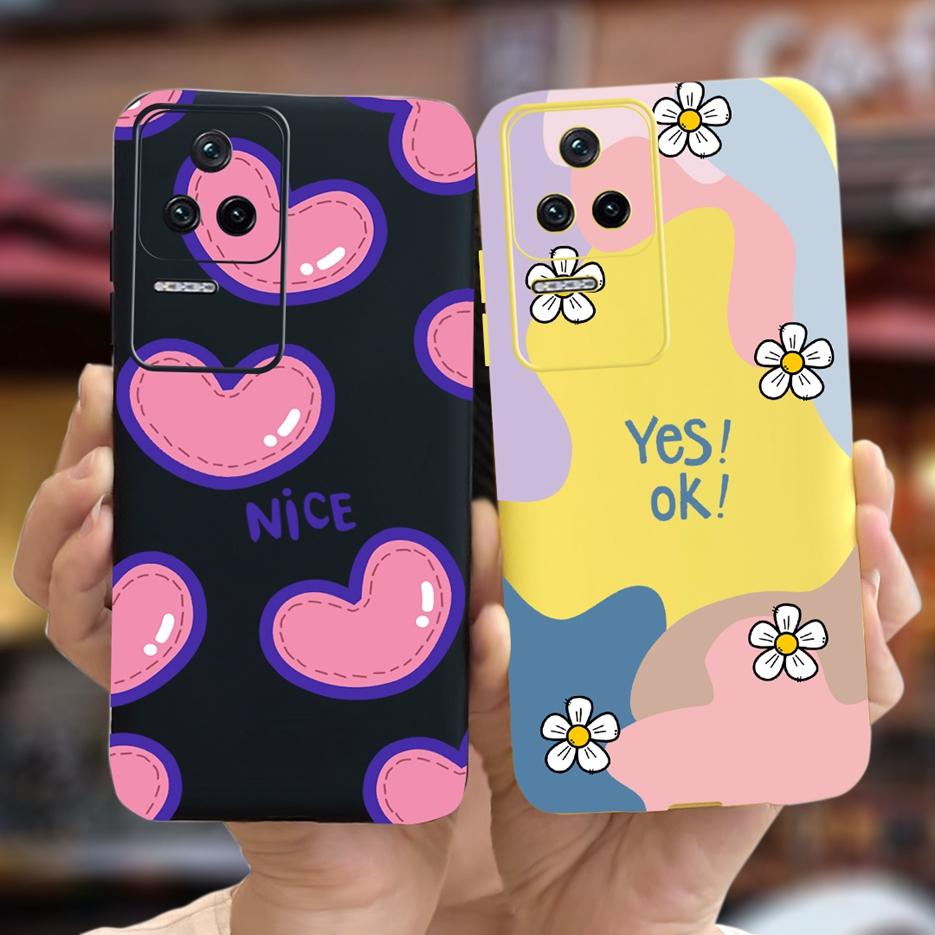 Чехол для Xiaomi Poco F4 Цветной Художественный Узор Задняя Крышка Для Xiaomi Poco F4 GT PocoF4 Чехол для Телефона 6.67'' Мягкий Силикон Fundas Capa