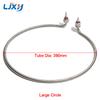 LJXH Round Heating Rod Electric Heating Pipe Noodle Cooking Stove Barrel Soup Pot Heating Tube 220V/380V 3KW/4KW Heater Element