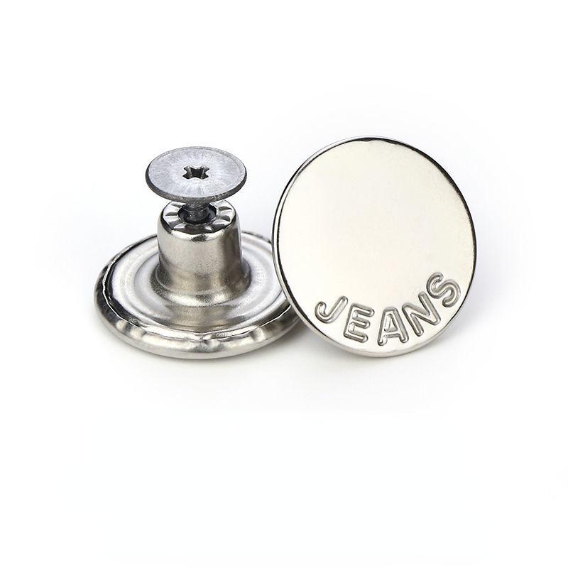 1/2/5/10 шт. бесшовные джинсовые пуговицы из сплава с инструментами — съемные и регулируемые
