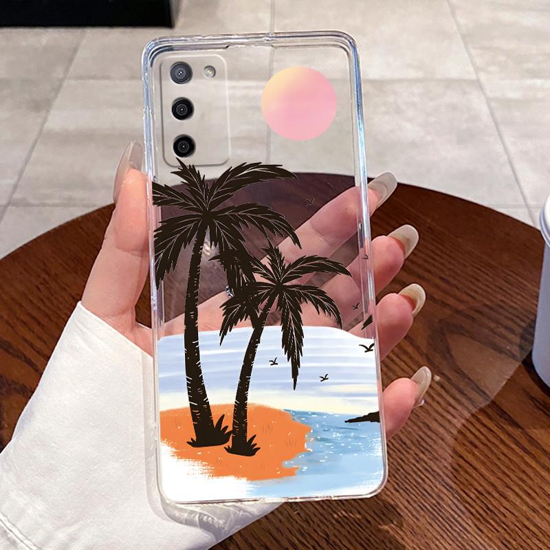 Jelly Casing For OPPO A56 5G/A53S 5G/A55 5G Fundas Capa Clear Silicone Soft TPU Back Cover Cute Cat Rabbit Heart Protective Case