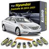 Kcimo 9 шт. внутренняя лампа для Hyundai Santafe Santa Fe DM MK3 3 III 2013 2014 2015- 2018 2019 2020 2021 светодиодная лампа комплект внутреннего освещения