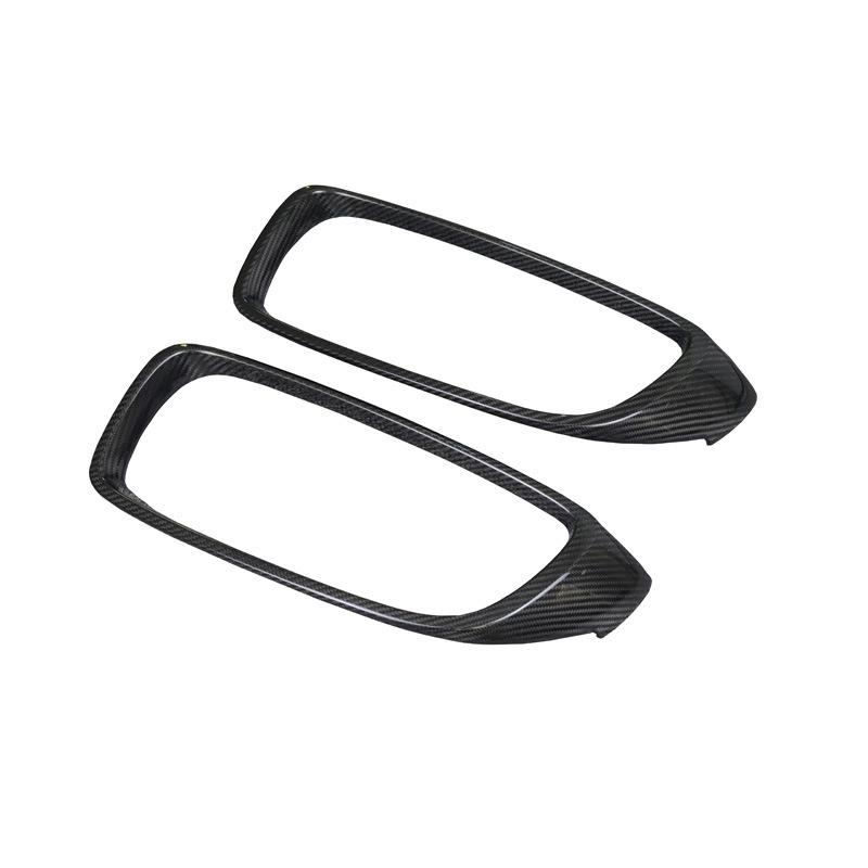 Compatible M3/M4 Carbon Fiber Double Kidney Grille Trim for 4 Series Air Vent Modification.