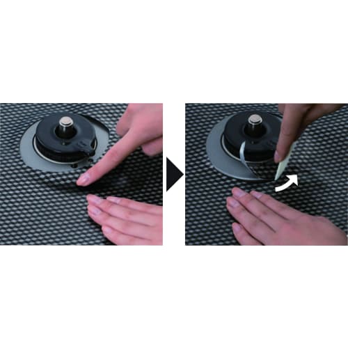 Toyo Aluminum 60cm Wide System Gas Mat Flat!NEW Chic Black