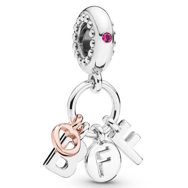 European Style DIY Charm Beads for Jewelry Making, Gold Plated CZ Heart Animal Dangle Charms, Pandora Compatible Bracelet Necklace Accessories