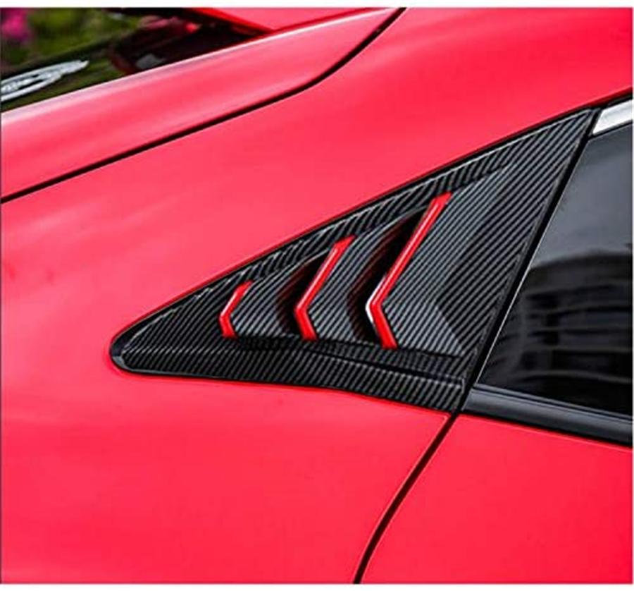 Боковая накладка на жалюзи вентиляционного окна для Honda Civic 2016-21 10-го поколения хэтчбек Type R