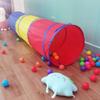 Sunshine Rainbow Children's Crawling Tunnel Tube Children's Channel Kindergarten Sensory Training Equipment Drilling Hole Toy Four