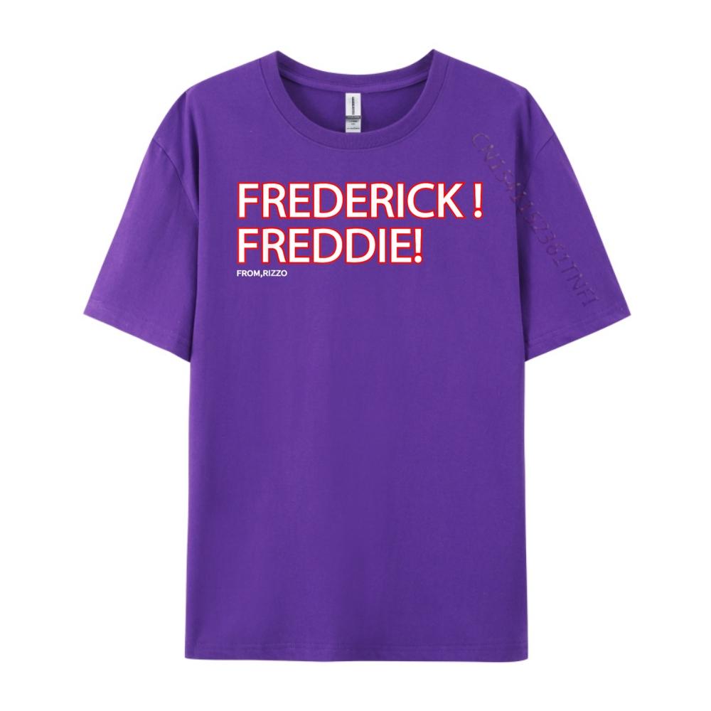 Frederick Freddie T Shirt Men 100 Cotton Halloween Mens Graphic Tshirts Autumn TShirts Fathers Day