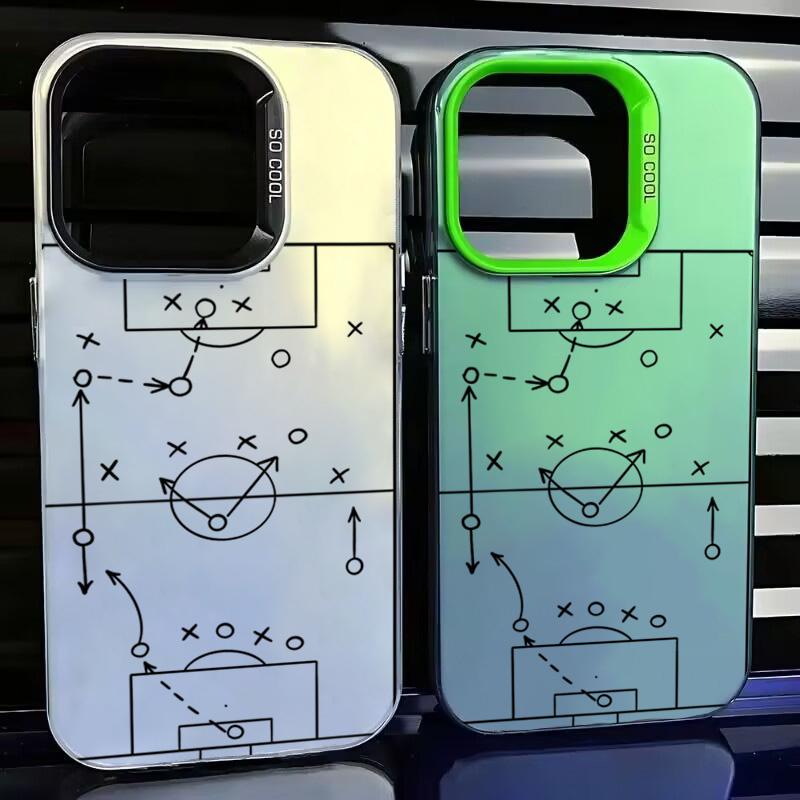 Football Tactics Board Phone Case for Redmi Note 14 13 12 Pro Plus 5G 12S 11S 10S 11 10 Redmi 12 13 13C 14C Matte Cover
