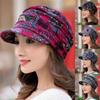 Women Autumn Winter Hat Print Cap Warm Beanie Bonnet Hat Ethnic Style Hat LM