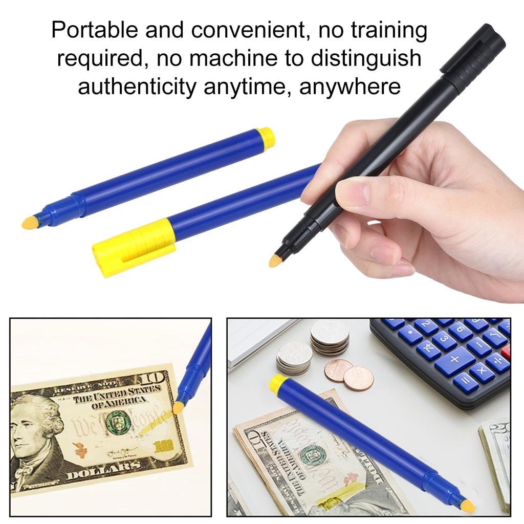 5/10Pcs Counterfeit Money Detection Pen Quick Check Counterfeit Money Detector Pen Fake Money Detector Markers Pen