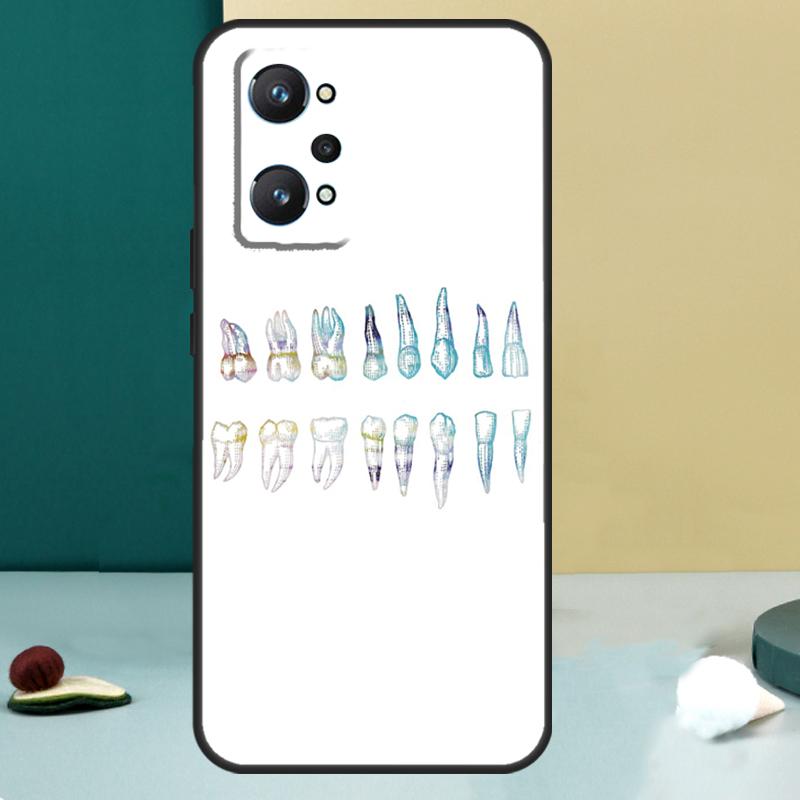 Чехол для Realme GT 7 Pro GT 5 6 6T C67 C61 C55 C53 C51 C21Y C25S C75 10 11 12 13 14 Pro Plus с рисунком 'Стоматолог Зуб'