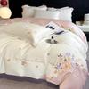 Luxury Long-staple Cotton Embroidered Bedding Set - Dream Series (4-Piece)