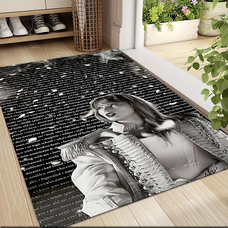Whispers Wind Carpet Rug Soft Washable Antislip Home Living Room Sofa Mats Personalized Christmas Rug