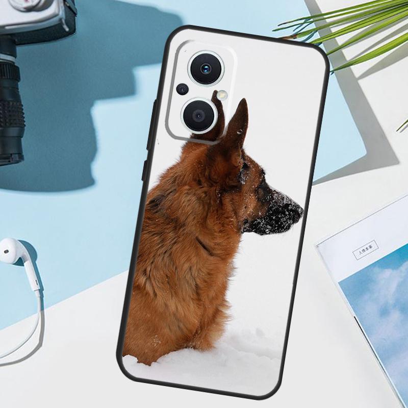 Чехол с изображением немецкой овчарки для OPPO Reno 14F 13F 12F 11 F 10 12 13 14 Pro 7 8 Lite OPPO Find X9 X8 X6 X5 Pro