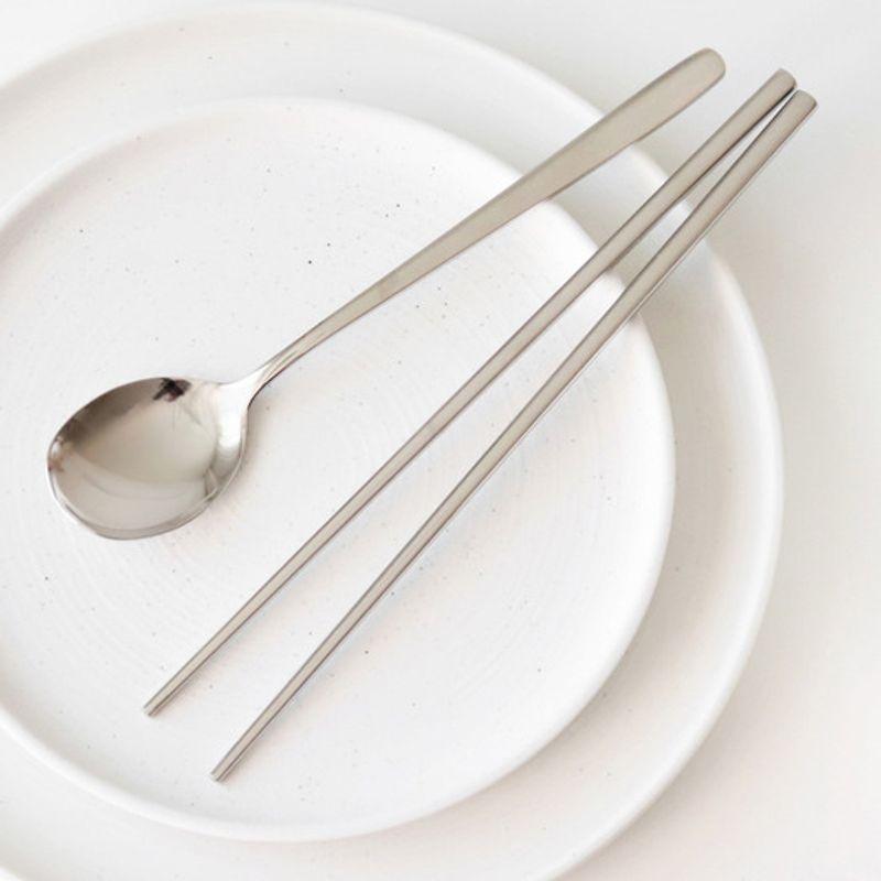 Kamomekitchen [набор на 4 персоны] Полностью нержавеющая сталь 304 Набор столовых приборов Ллойд