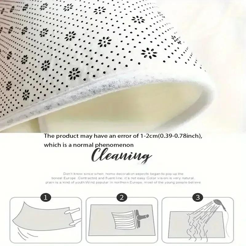 Festive Fall Farmhouse Carpet Pumpkin Harvest Door Mat 100% Polyester Maple Leaf Floral Design Rug Non-Slip For Machine Made