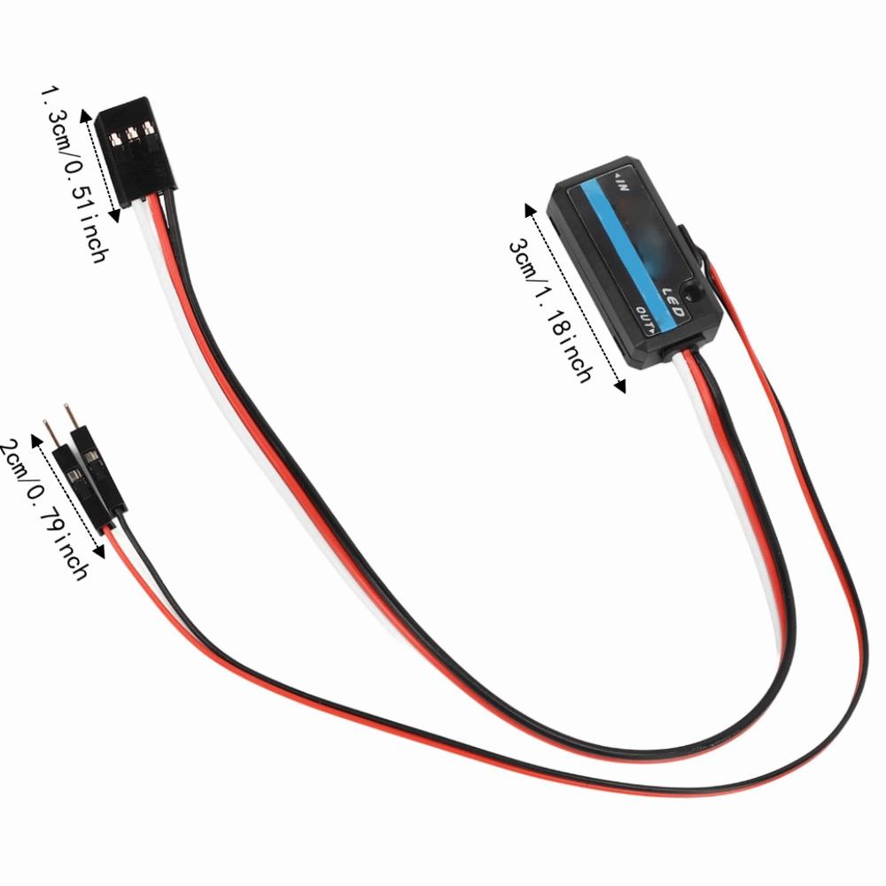 Black Voltage Collection Module Voltage Sensing Module for FSi6/FSi10/iA6B/iA10 Receiver for Boats