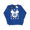 Womens/Ladies Mickey Mouse Christmas Silhouette Sweatshirt