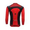 Mens Thermal Fleece Cycling Jersey Long Sleeve Winter Bike Riding Top