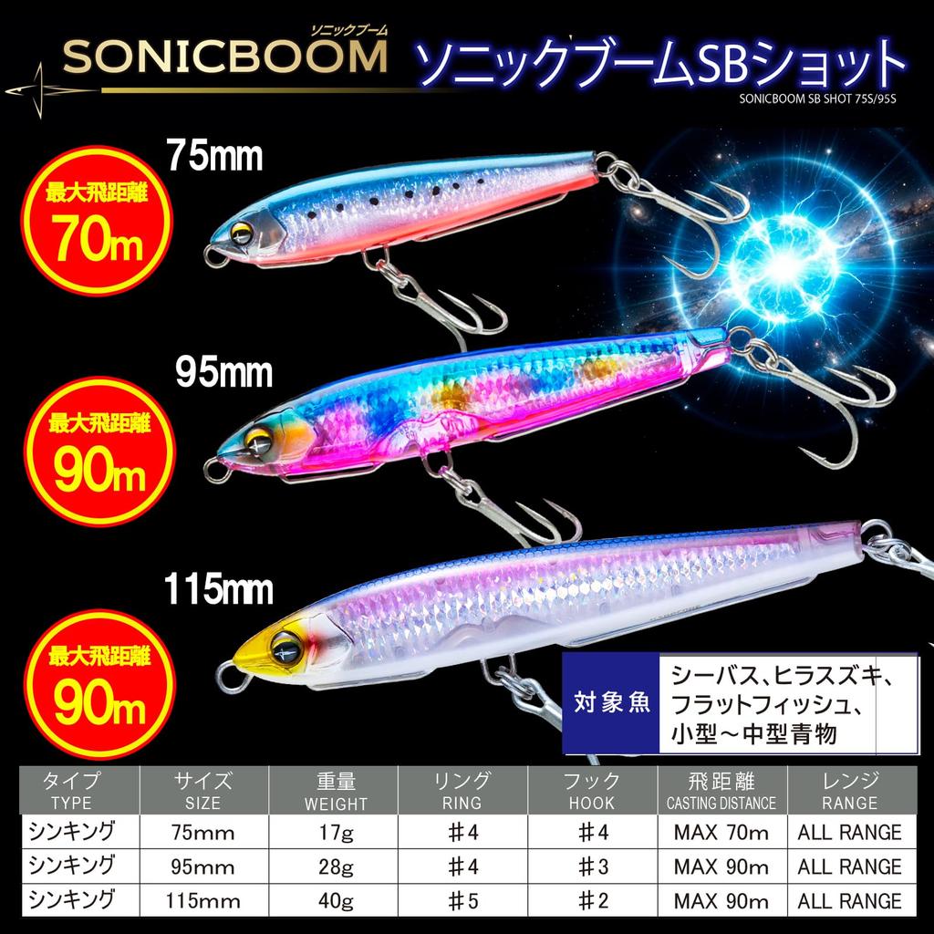 DUEL Sonic Boom SB Shot 75мм 17г Тонущий Краснобрюхий Орел