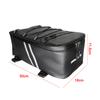 Bike Rack Rear Carrier Bag Trunk Bag  PU Leather Waterproof 9L Large Capacity Storage Luggage Cycle Storage Bag