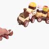 Деревянный кондитерский поезд
