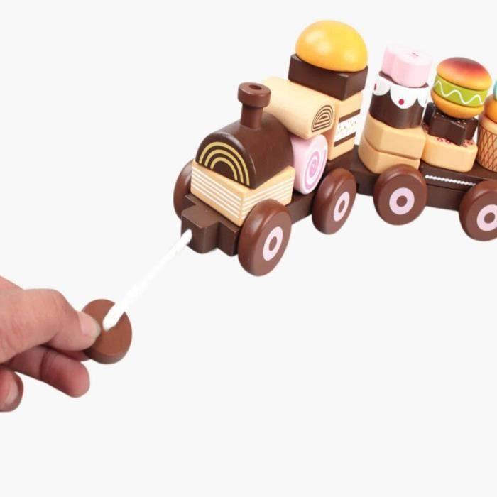 Деревянный кондитерский поезд