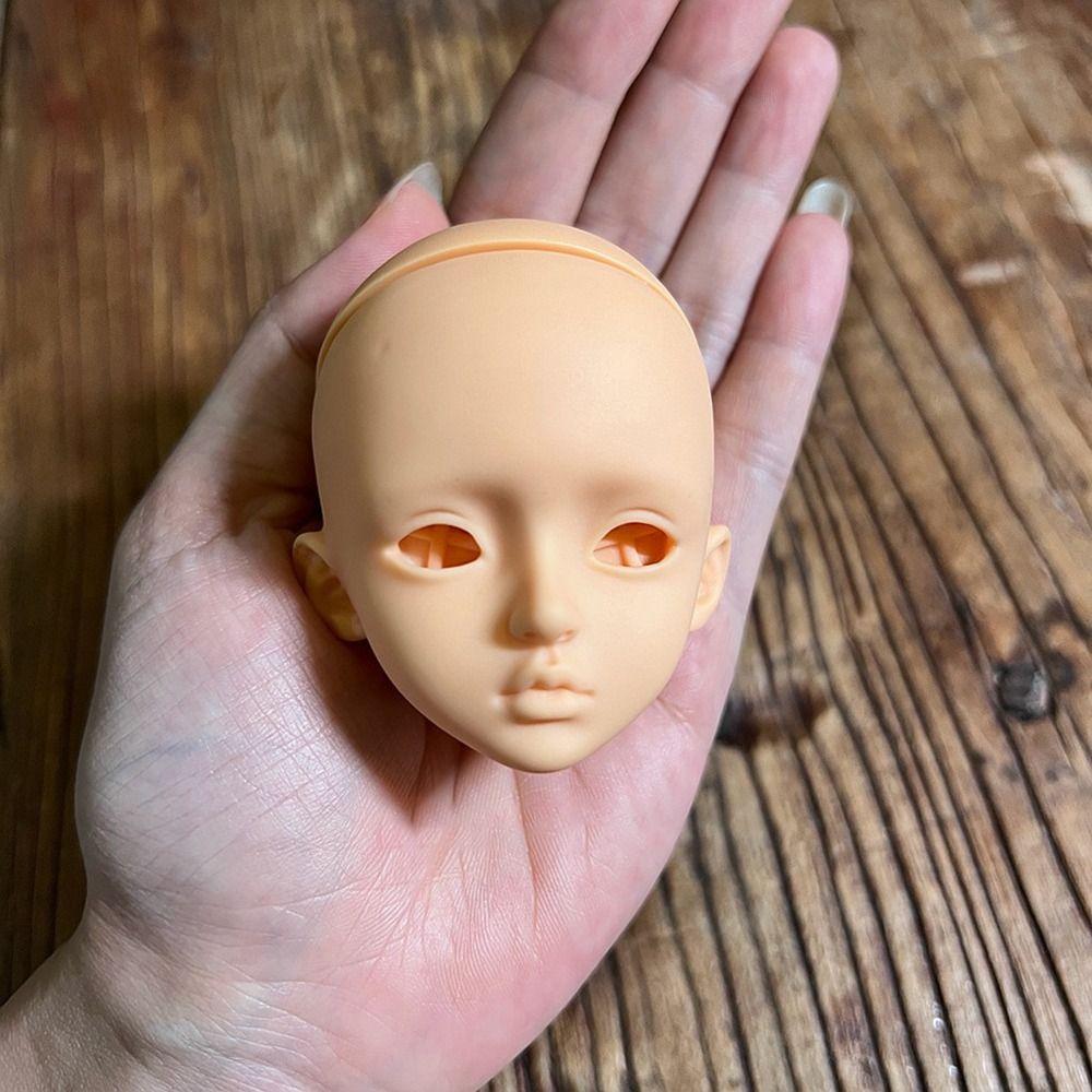 Мягкий ПВХ 1/6 Голова куклы MJD Ручная работа Голова куклы BJD Новая Без макияжа Голова куклы Игрушки для переодевания