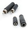 Разъем RCA Male на 3,5 мм 6,35 мм 6,5 мм female 3Pole Stereo Female Jack кабельный разъем адаптер 6,35 3,5 аудио M/F аудио штекер