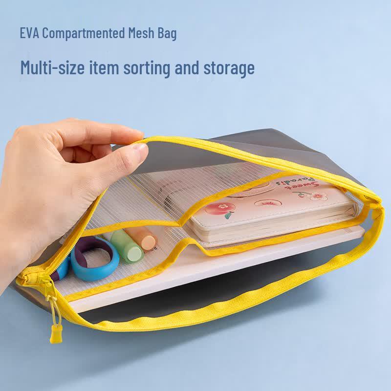 Deli A4 TPU Zipper Bag