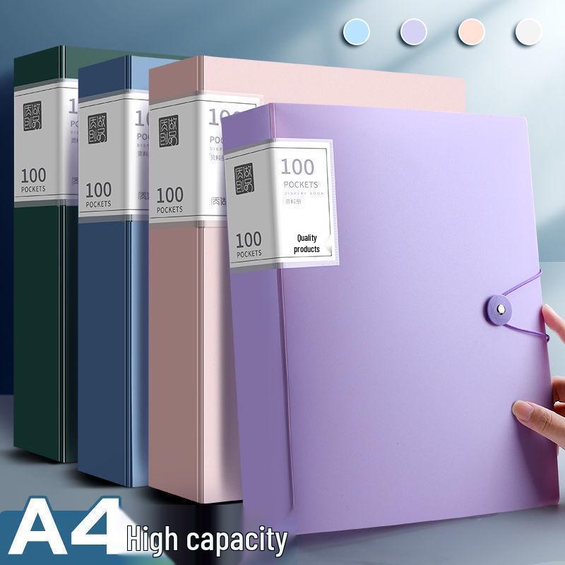 Прозрачные многослойные разделители страниц формата А4: Папка для документов, 40/60 страниц, Сумка для хранения классификации наград студентов