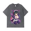 275 GSM Washed T-shirts 100% Cotton Hensuki V1 Sayuki Print Unisex Heavy Cotton T Shirt