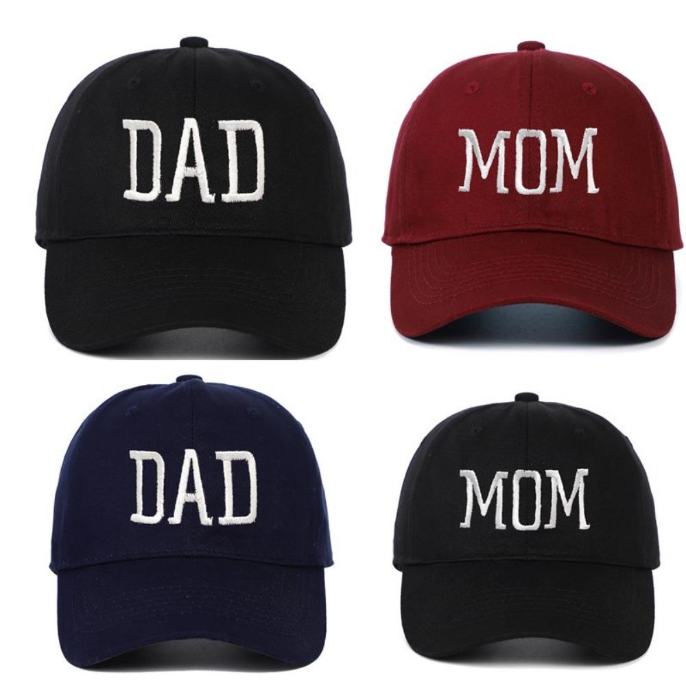 Adjustable Baseball Cap DAD MOM Love Printed Sunscreen Hats Fashion Couple Cap For Man Women