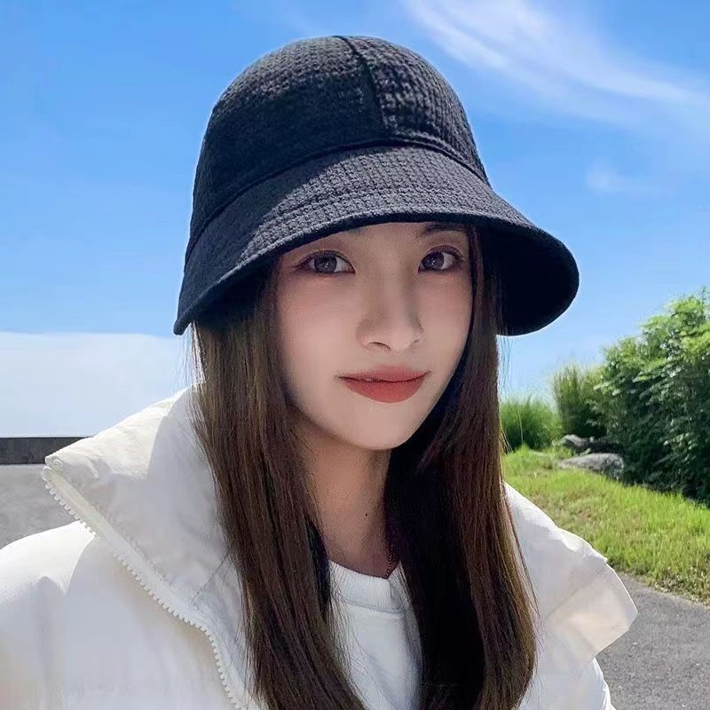 Waffle fisherman hat children cap spring and summer fashion versatile sun hat sun hat